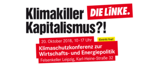 Banner Klimakonferenz