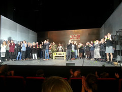 Protestveranstaltung "Die Theaterwelt läuft Sturm!" in Leipzig - Foto: Volker Külow