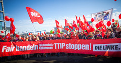 Anti-TTIP-Demo in Berlin. Foto: Jacob Huber